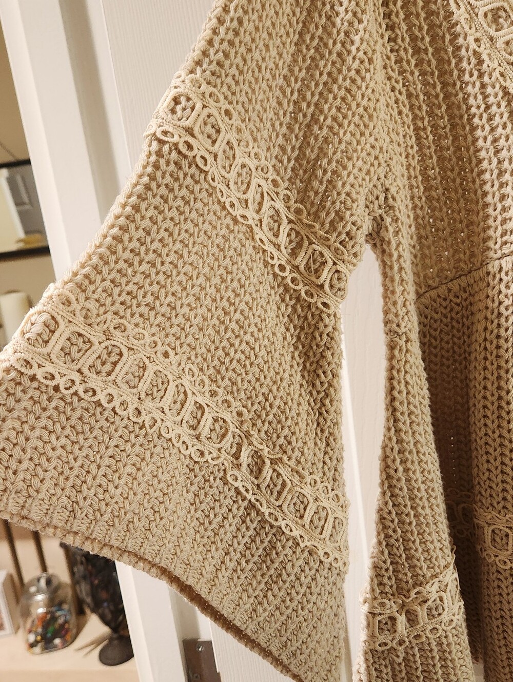 Boho Oversized bell Sleeves Sweater - Picture 3 of 6
